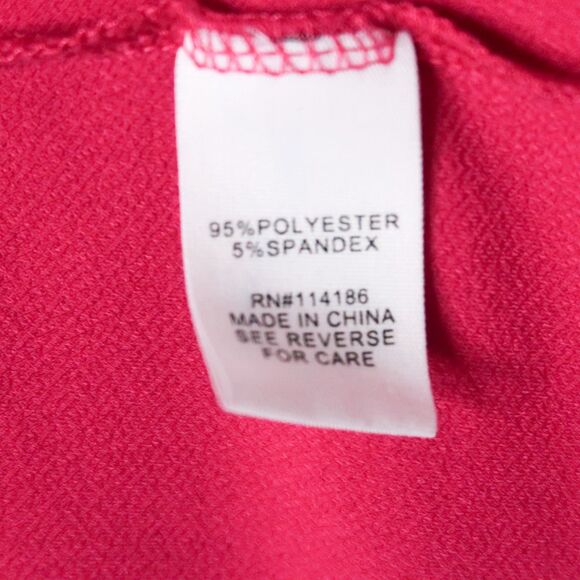 89th & Madison Womens Blouse Plus Size 3X Pink Sleeve Cutout Jewels - Picture 8 of 8